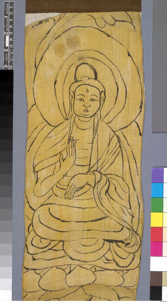 图片[1]-banner; painting; 幡(Chinese); 繪畫(Chinese) BM-1919-0101-0.195-China Archive